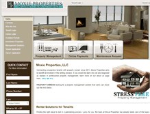 Tablet Screenshot of moxie-properties.com
